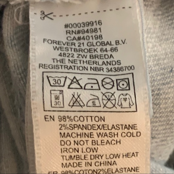 Light Blue Acid Wash Denim Shorts - Picture 9 of 9